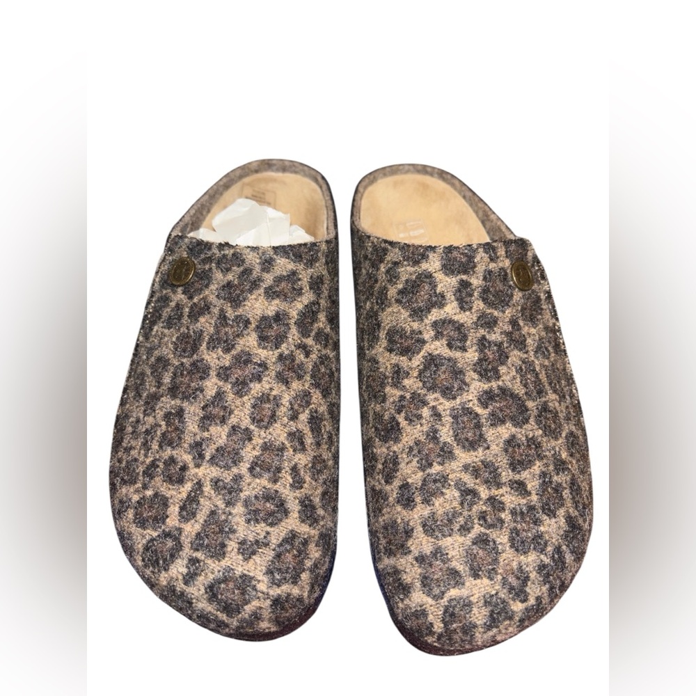 Birkenstock Zermatt Rivet Leo Toffee Melange Slipper - Picture 3 of 9